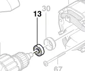 Roulement à billes réf. 2 610 017 348